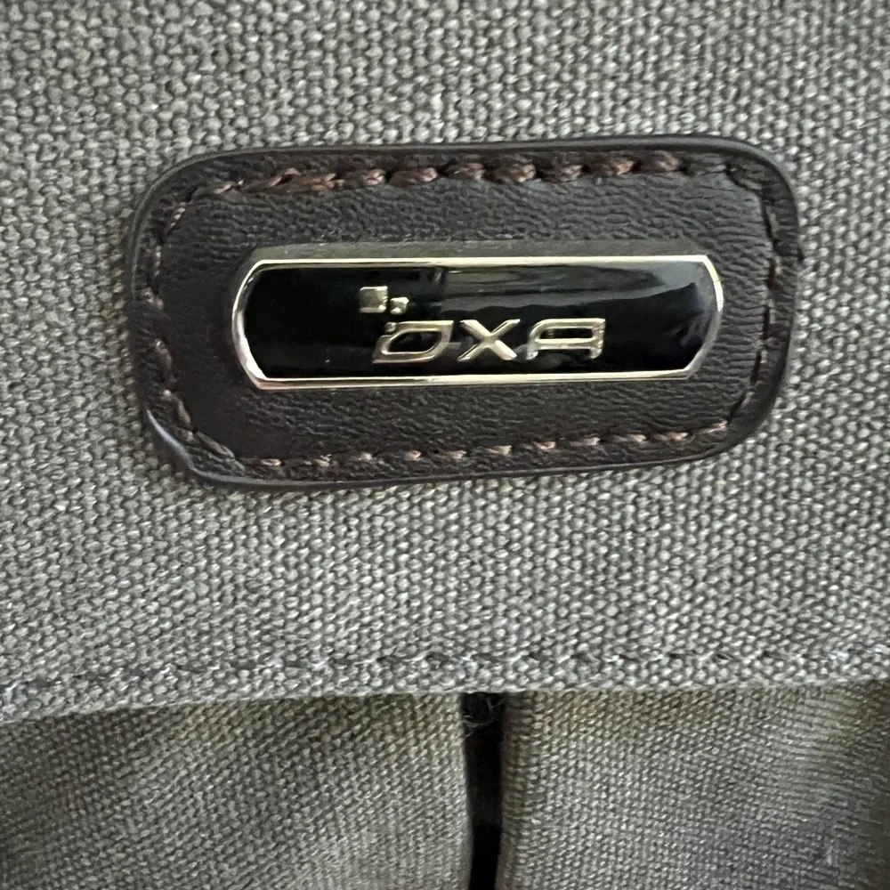 OXA Men's Gray‎ Military Satchel Messenger Bag NWOT